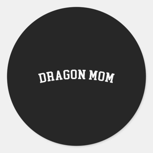 Dragon Mom  ラウンドシール (正面)