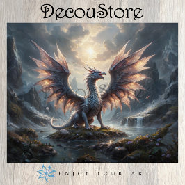 Dragon of the Sacred Valley Decoupage 薄葉紙