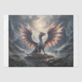 Dragon of the Sacred Valley Decoupage 薄葉紙 (正面)