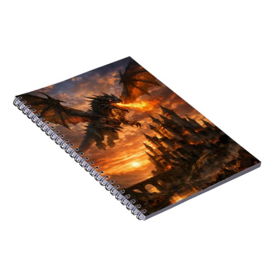 Dragon Over Duskfall Castle ノートブック (右側)