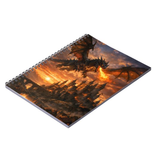 Dragon Over Duskfall Castle ノートブック (左側)