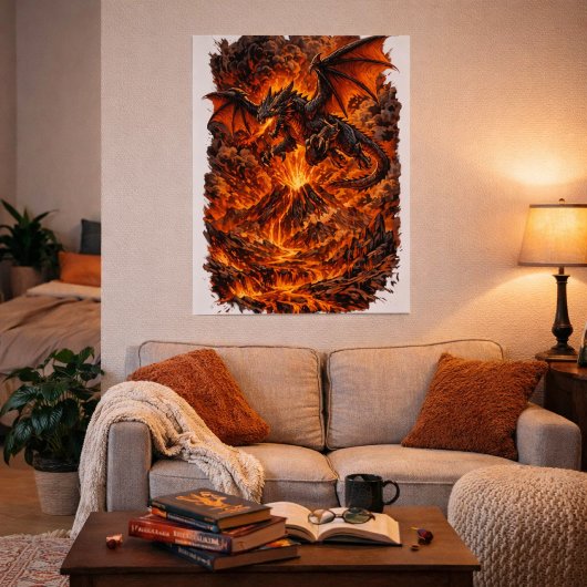 Dragon Over Volcanic Realm ポスター