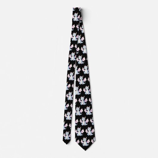Dragon Pattern Neck Tie ネクタイ (裏面)