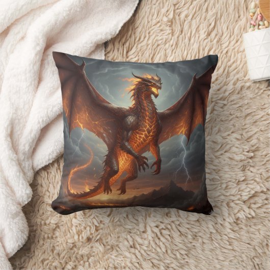 Dragon Pillow クッション (ブランケット)
