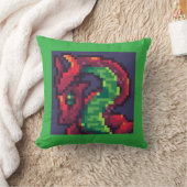 Dragon, Pixel Art, pixelart クッション (ブランケット)