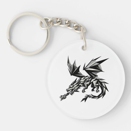 Dragón poligonal キーホルダー (正面)