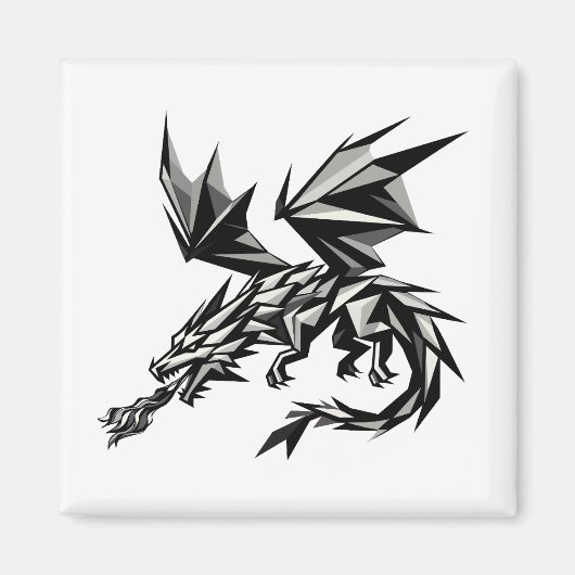 Dragón poligonal マグネット (正面)