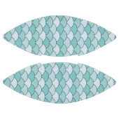 Dragon Scales, Fans, Waves, Seigaiha, Blue アメリカンフットボール (パネル)