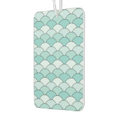 Dragon Scales, Fans, Waves, Seigaiha, Blue カーエアーフレッシュナー (左)