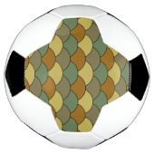 Dragon Scales, Fans, Waves, Seigaiha, Camouflage サッカーボール (回転)