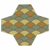 Dragon Scales, Fans, Waves, Seigaiha, Camouflage サッカーボール (フラット)