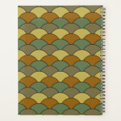 Dragon Scales, Fans, Waves, Seigaiha, Camouflage プランナー手帳 (裏面)