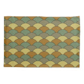 Dragon Scales, Fans, Waves, Seigaiha, Camouflage 枕カバー (裏面)