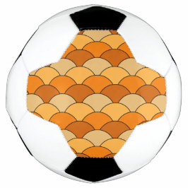 Dragon Scales, Fans, Waves, Seigaiha, Orange サッカーボール