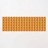 Dragon Scales, Fans, Waves, Seigaiha, Orange ヨガマット (正面(横))