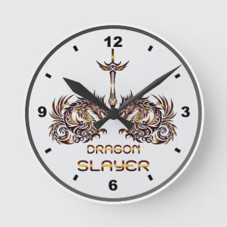 Dragon Slayer of Clock ラウンド壁時計
