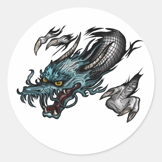 Dragon Soar ラウンドシール (正面)