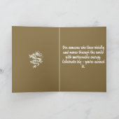 Dragon Stencil Style Cut Out Illustration カード (内部)