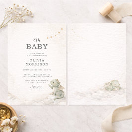 Dragon Storybook Baby Shower Invitation 招待状