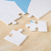 Dragon Styled Letter A, Dragon Alphabet, Monogram ジグソーパズル (側面)