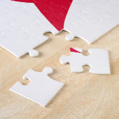 Dragon Styled Letter A, Dragon Alphabet, Monogram ジグソーパズル (側面)