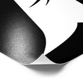 Dragon Styled Letter A, Dragon Alphabet, Monogram フォトプリント (角)