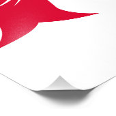 Dragon Styled Letter A, Dragon Alphabet, Monogram フォトプリント (角)