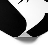 Dragon Styled Letter A, Dragon Alphabet, Monogram ポスター (角)