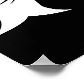 Dragon Styled Letter A, Dragon Alphabet, Monogram ポスター (角)