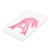 Dragon Styled Letter A, Dragon Alphabet, Monogram マグネット (左側)