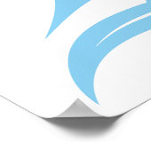 Dragon Styled Letter B, Dragon Alphabet, Monogram ポスター (角)