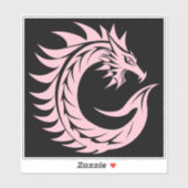 Dragon Styled Letter C, Dragon Alphabet, Monogram シール (シート)