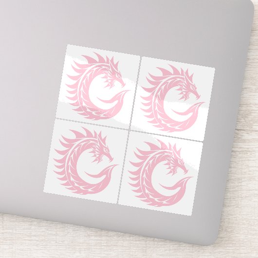 Dragon Styled Letter C, Dragon Alphabet, Monogram シール (詳細)