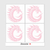 Dragon Styled Letter C, Dragon Alphabet, Monogram シール (シート)