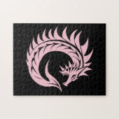 Dragon Styled Letter C, Dragon Alphabet, Monogram ジグソーパズル (横)