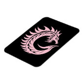 Dragon Styled Letter C, Dragon Alphabet, Monogram マグネット (左側)