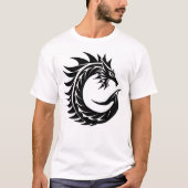Dragon Styled Letter C, Dragon Alphabet, Monogram Tシャツ (正面)