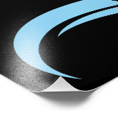 Dragon Styled Letter D, Dragon Alphabet, Monogram フォトプリント (角)