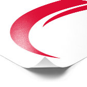 Dragon Styled Letter D, Dragon Alphabet, Monogram フォトプリント (角)