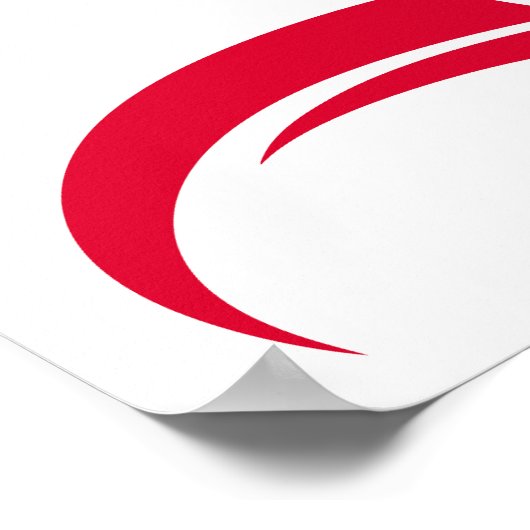 Dragon Styled Letter D, Dragon Alphabet, Monogram ポスター (角)