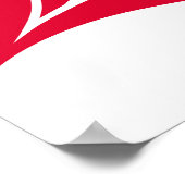 Dragon Styled Letter E, Dragon Alphabet, Monogram ポスター (角)