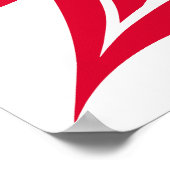 Dragon Styled Letter E, Dragon Alphabet, Monogram ポスター (角)
