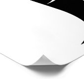 Dragon Styled Letter F, Dragon Alphabet, Monogram ポスター (角)