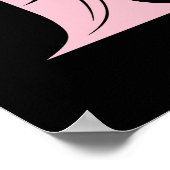 Dragon Styled Letter F, Dragon Alphabet, Monogram ポスター (角)