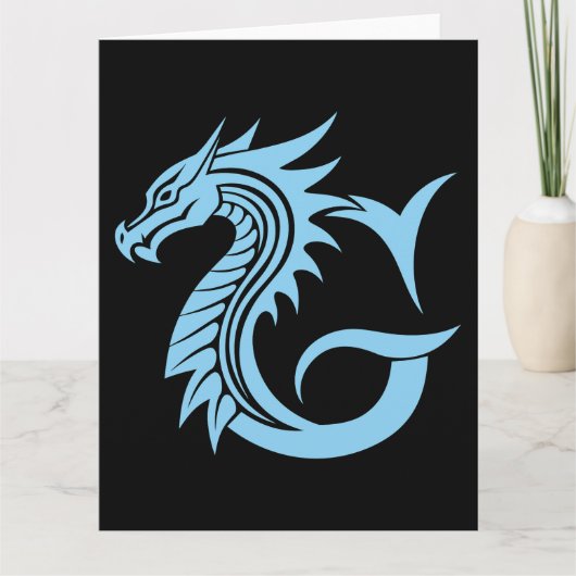Dragon Styled Letter G, Dragon Alphabet, Monogram カード (正面)