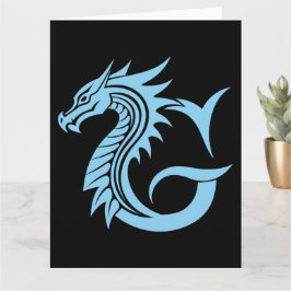 Dragon Styled Letter G, Dragon Alphabet, Monogram カード