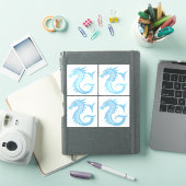 Dragon Styled Letter G, Dragon Alphabet, Monogram シール (iPadカバー)