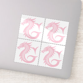 Dragon Styled Letter G, Dragon Alphabet, Monogram シール