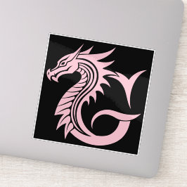 Dragon Styled Letter G, Dragon Alphabet, Monogram シール