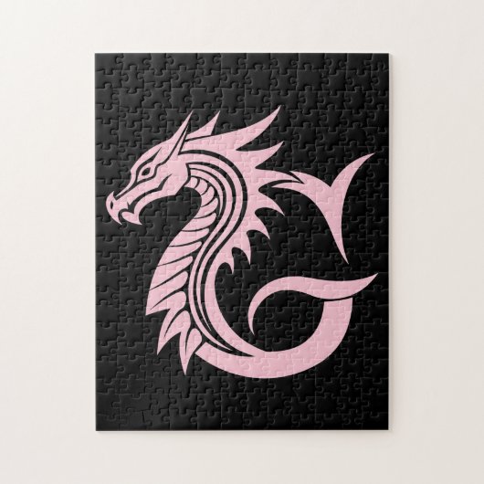 Dragon Styled Letter G, Dragon Alphabet, Monogram ジグソーパズル (縦)